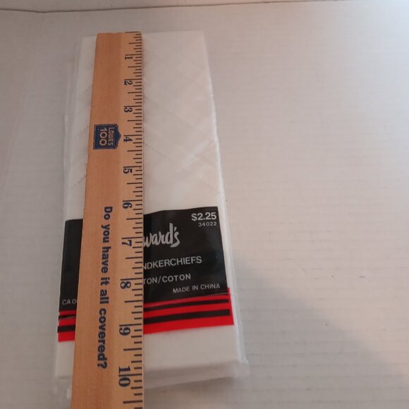 NEW Woodward's Men's Handkerchiefs Bundle 100% Cotton 3 Packages of 3 - Picture 4 of 5